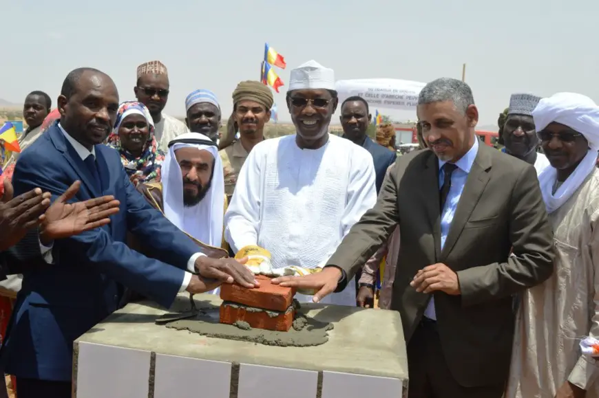Le président Idriss Déby inaugure le 29 juin 2019 le projet Bitéha 2 à Abéché.