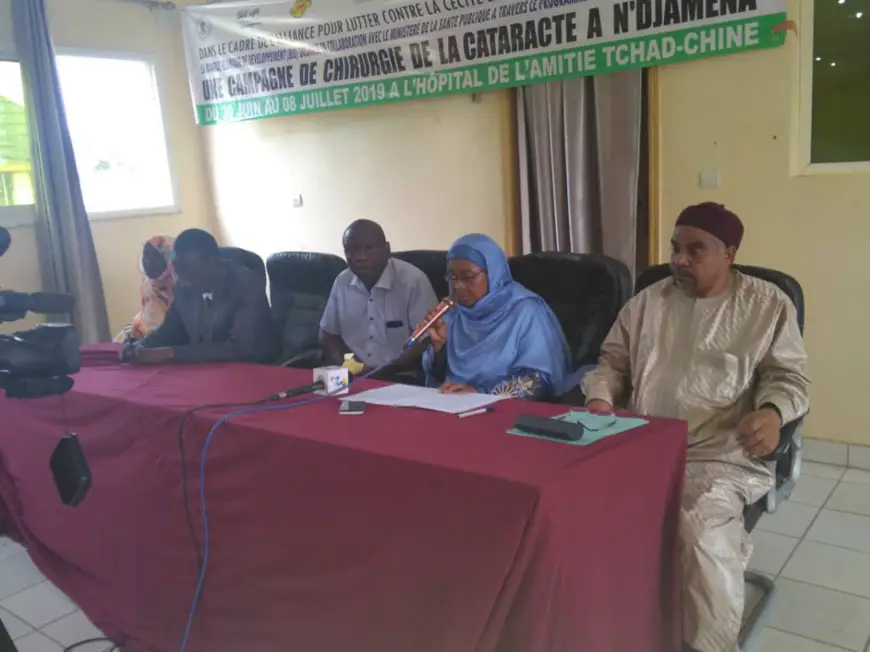Tchad : une campagne chirurgicale de la cataracte à N'Djamena. © Alwihda Info