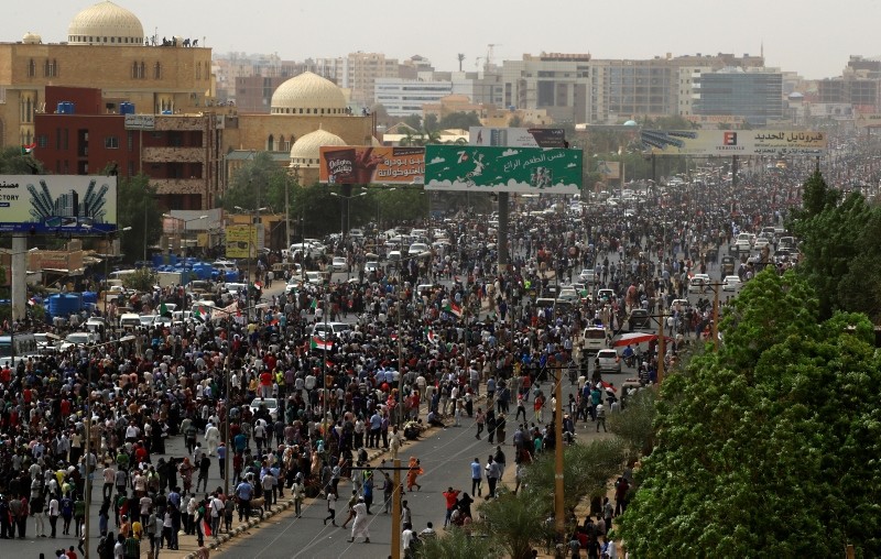 Des manifestants à Khartoum, au Soudan. © DR