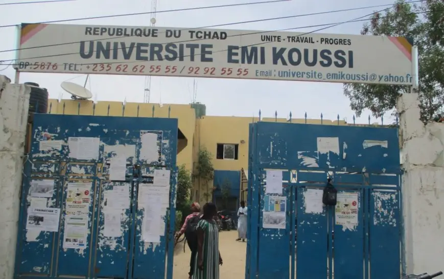 Illustration. Un portail de l'Université Emi Koussi au Tchad. © DR/UEK