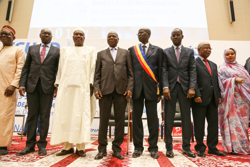 Tchad : Kalzeubé Pahimi Deubet ouvre le forum sur le numérique. © TN Tchad : Kalzeubé Pahimi Deubet ouvre le forum sur le numérique. © TN