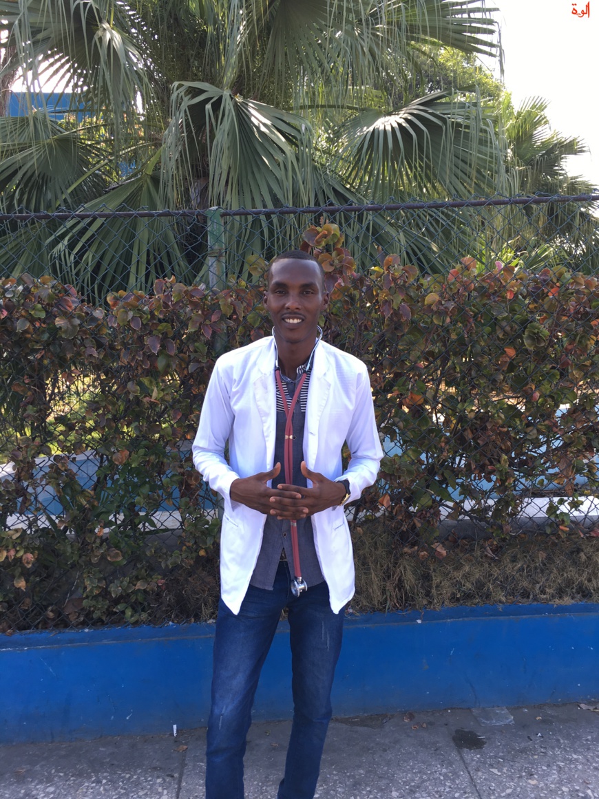 Un étudiant tchadien. La Havane, Cuba. © Alwihda Info