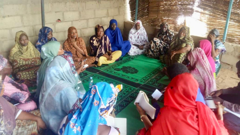 Des femmes détenues à la maison d'arrêt d'Amssinene au Tchad, le 24 juillet 2019. © Alwihda Info Des femmes détenues à la maison d'arrêt d'Amssinene au Tchad, le 24 juillet 2019. © Alwihda Info