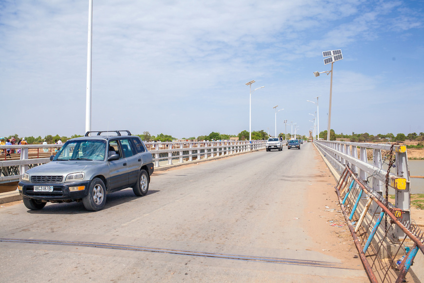 Le pont de Ngueli, poste frontalier qui relie le Tchad au Cameroun. © Afdb/Joseph Moura for Robin Wyatt Vision Ltd.