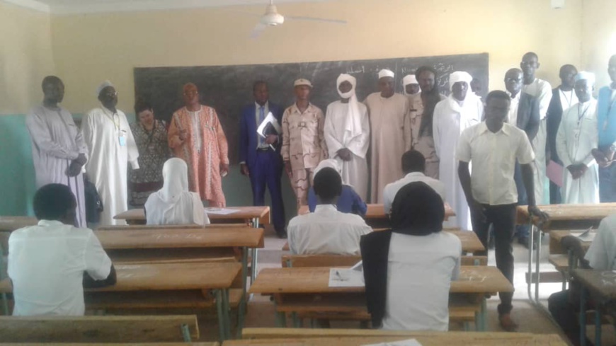 Tchad : lancement des épreuves du baccalauréat au lycée de Goz Beida, dans la province du Sila. © Alwihda Info