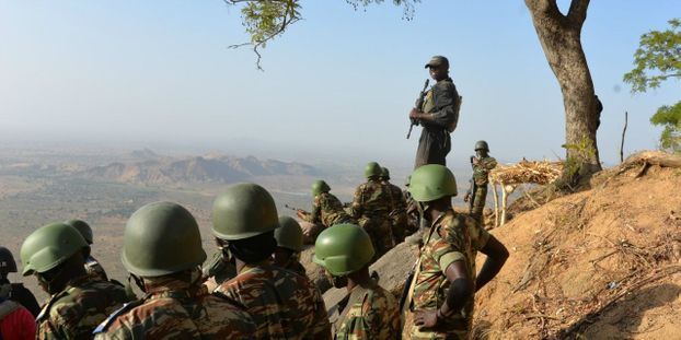 Des militaires camerounais au nord du pays. © REINNIER KAZE / AFP