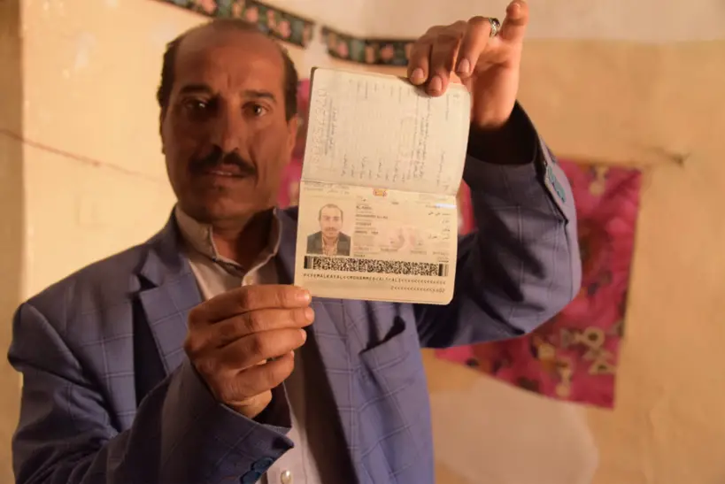 Despite having a passport, Mohammed Al Kayal, father of three, could not make it out of Yemen. Photo: Karl Schembri/NRC