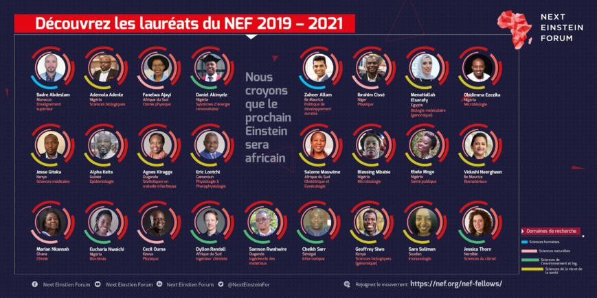 Afrique : découvrez les 25 lauréats du Next Einstein Forum 2019-2021. Afrique : découvrez les 25 lauréats du Next Einstein Forum 2019-2021.