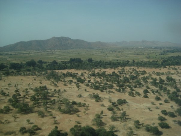 Illustration. Vue aérienne de Goz Beida au Nord-Est du Tchad. © DR Illustration. Vue aérienne de Goz Beida au Nord-Est du Tchad. © DR