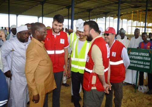 Tchad : reprise des travaux du complexe industriel de Djarmaya. © Dgcompr