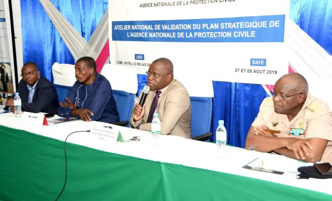 Togo : le Plan stratégique de l’Agence nationale de la protection civile en cours de validation. © DR/TP.tg