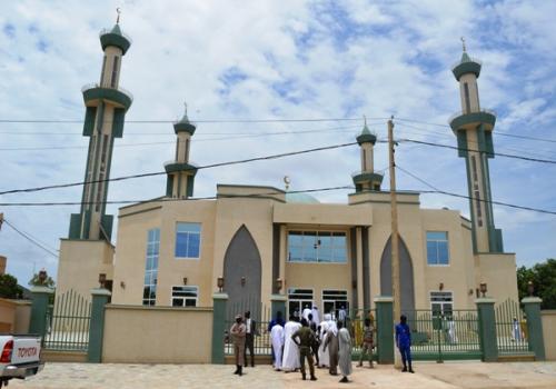Tchad : la mosquée Idriss Déby Itno inaugurée à N'Djamena. © PR
