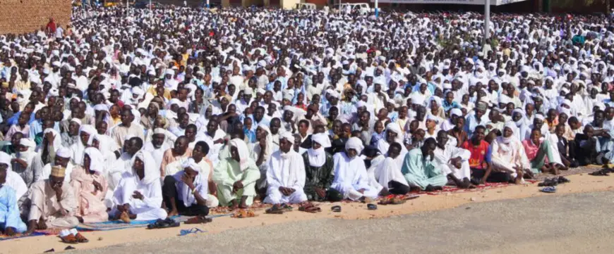 Illustration. Des fidèles musulmans au Tchad lors de la prière de l'Eid-el-Kébir en 2018. © Alwihda Info
