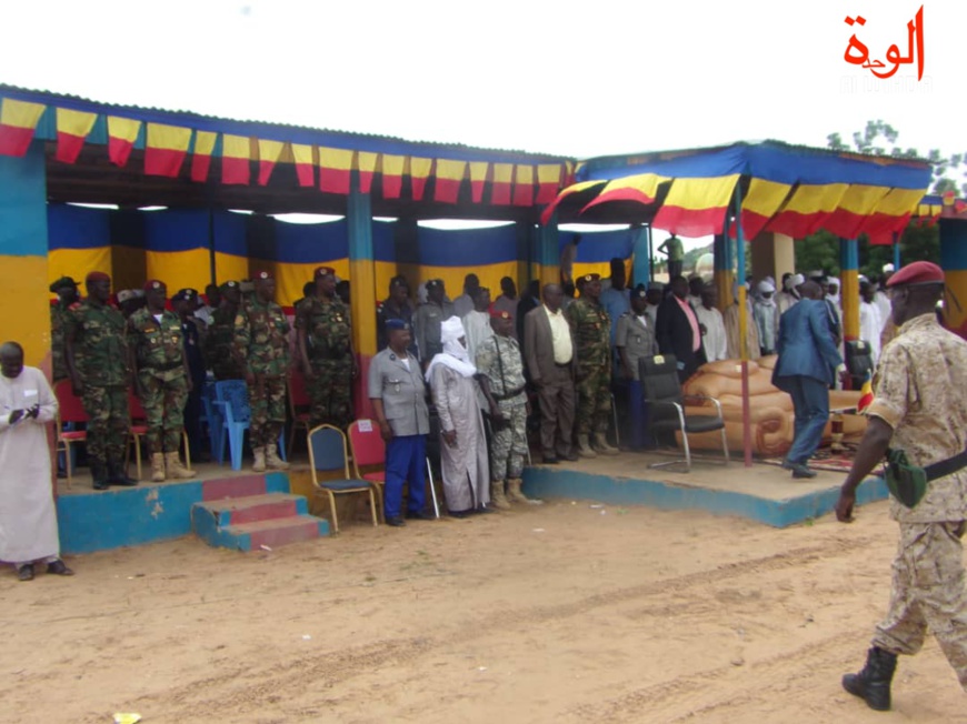 Tchad : cérémonie de prise d'armes à Goz Beida, au Sila, ce lundi 12 août 2019. © Alwihda Info Tchad : cérémonie de prise d'armes à Goz Beida, au Sila, ce lundi 12 août 2019. © Alwihda Info