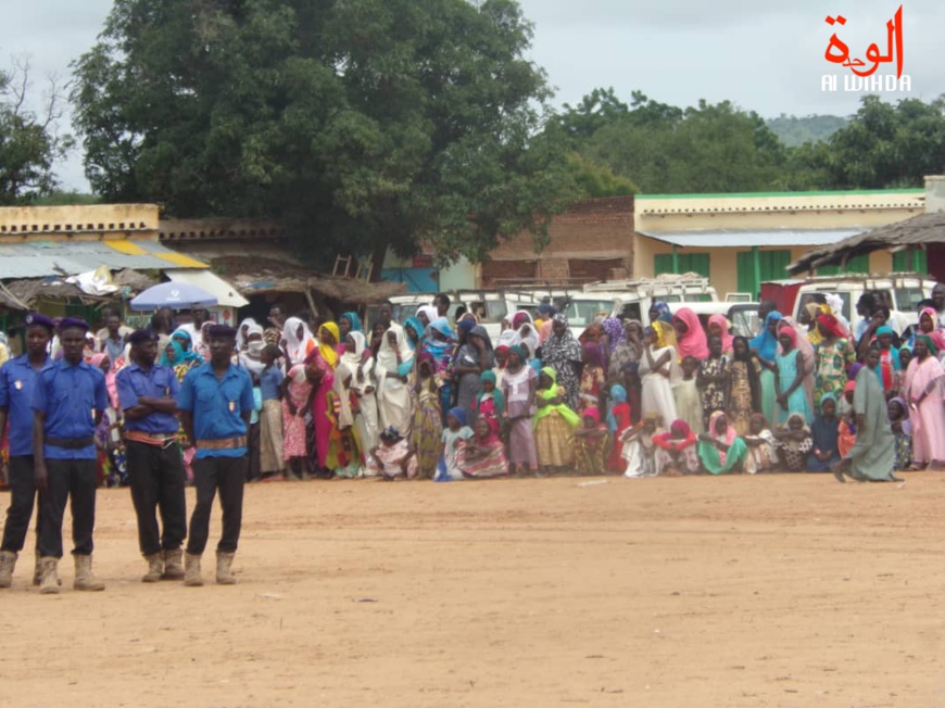 Tchad : cérémonie de prise d'armes à Goz Beida, au Sila, ce lundi 12 août 2019. © Alwihda Info