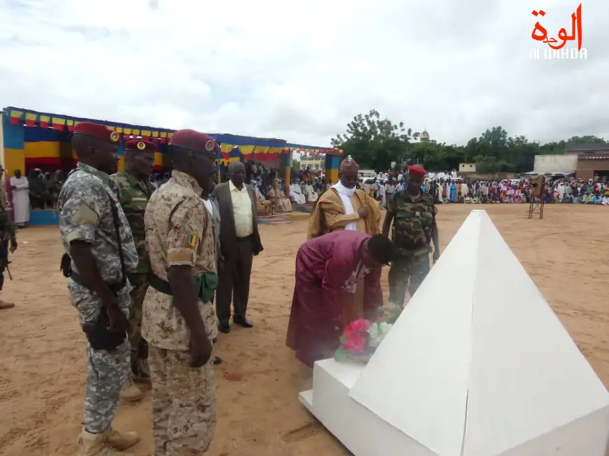 Tchad : cérémonie de prise d'armes à Goz Beida, au Sila, ce lundi 12 août 2019. © Alwihda Info