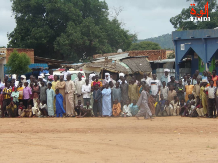 Tchad : cérémonie de prise d'armes à Goz Beida, au Sila, ce lundi 12 août 2019. © Alwihda Info Tchad : cérémonie de prise d'armes à Goz Beida, au Sila, ce lundi 12 août 2019. © Alwihda Info