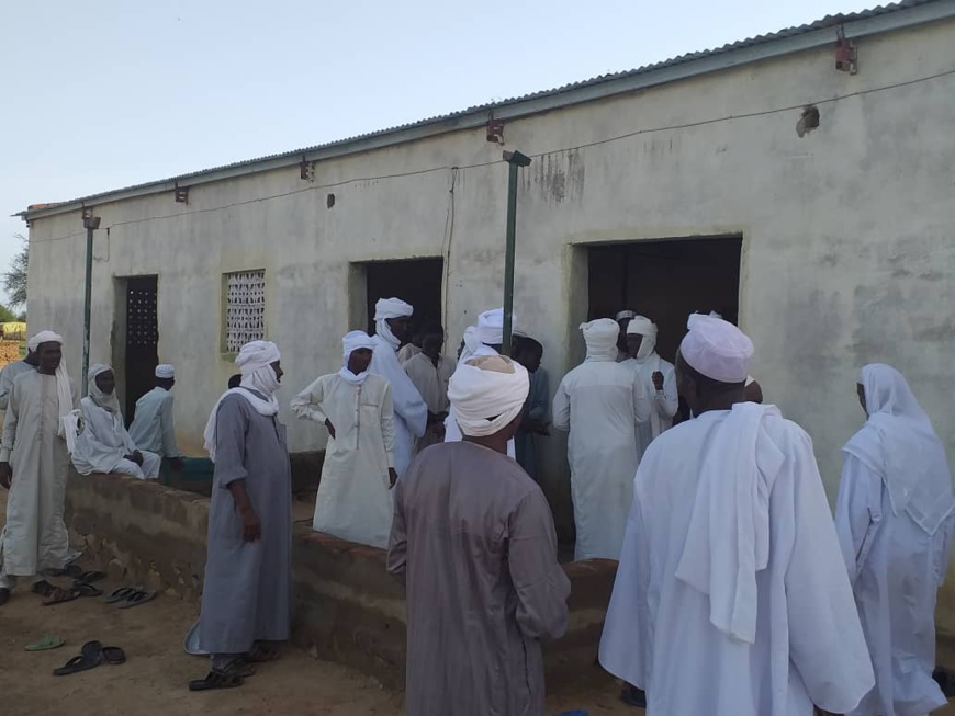 Une mission conduite par Yacoub Saleh Ourada s'est rendue dimanche 11 août 2019 à Amdoud, un village de la sous-préfecture d'Abéché rurale situé à 50 km de la ville. © Alwihda Info Une mission conduite par Yacoub Saleh Ourada s'est rendue dimanche 11 août 2019 à Amdoud, un village de la sous-préfecture d'Abéché rurale situé à 50 km de la ville. © Alwihda Info