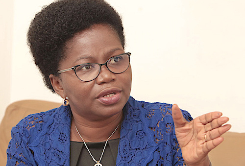 la Ministre du développement à la base, Victoire Tomegah Dogbé. © RT la Ministre du développement à la base, Victoire Tomegah Dogbé. © RT