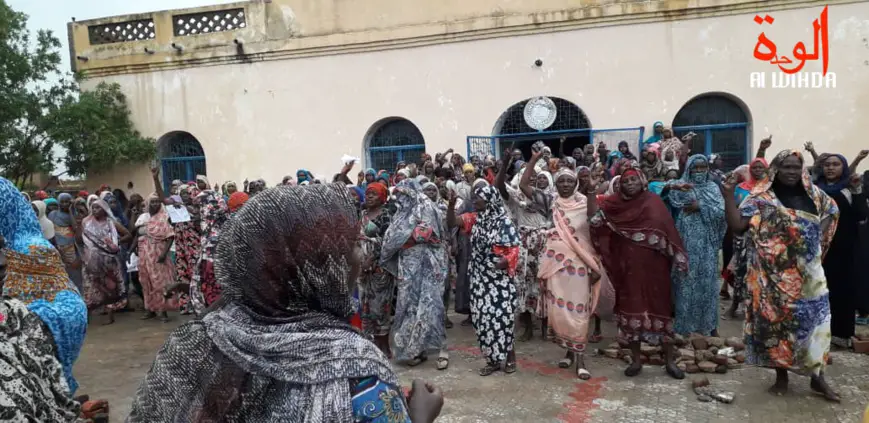 Tchad : "La Ilaha Illa Allah", manifestation autour du Palais Royal d'Abéché. © Alwihda Info