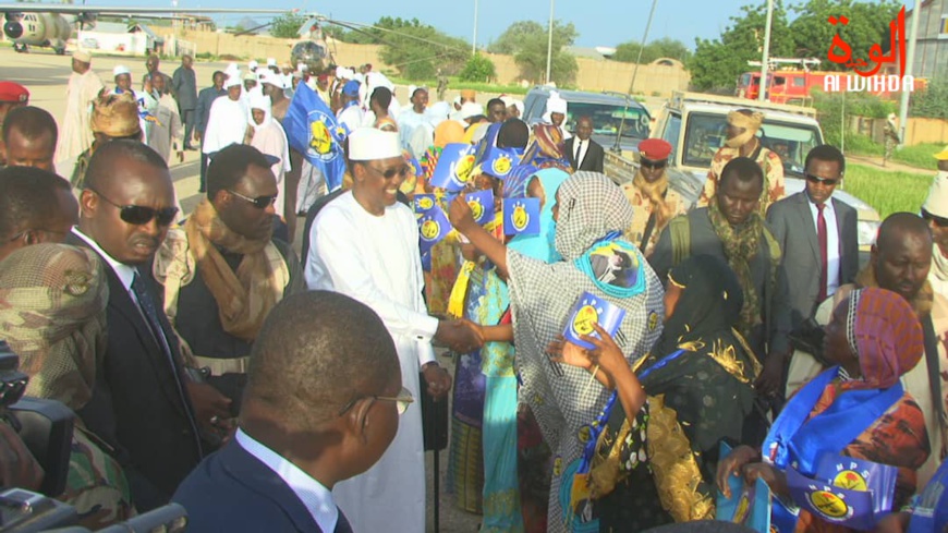 En images : visite du président tchadien Idriss Déby à Abéché