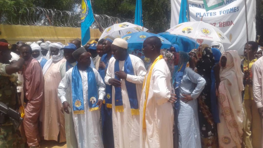 Tchad : le président Idriss Déby est arrivé à Goz Beida. © Alwihda Info Tchad : le président Idriss Déby est arrivé à Goz Beida. © Alwihda Info