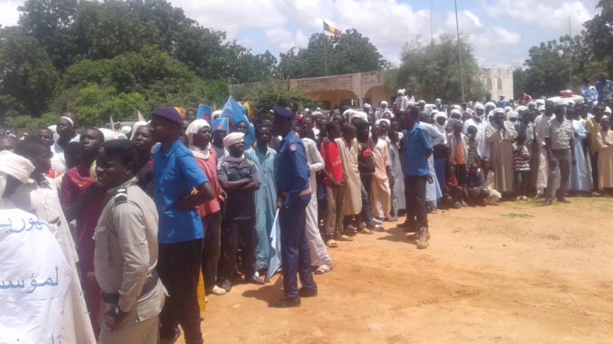 Tchad : le président Idriss Déby est arrivé à Goz Beida. © Alwihda Info Tchad : le président Idriss Déby est arrivé à Goz Beida. © Alwihda Info