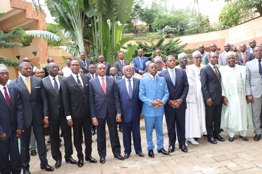 Le Tchad et le Cameroun font le point sur leur coopération. © Tchad Diplomatie