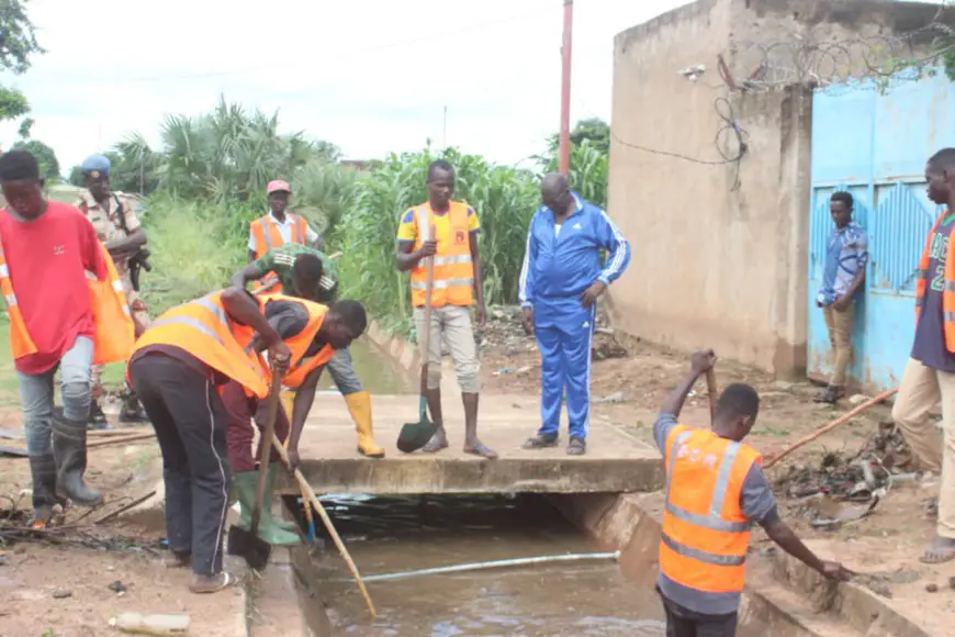 Tchad : des inondations à Moundou, le maire déplore l'incivisme. © Alwihda Info