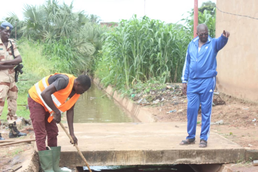 Tchad : des inondations à Moundou, le maire déplore l'incivisme. © Alwihda Info