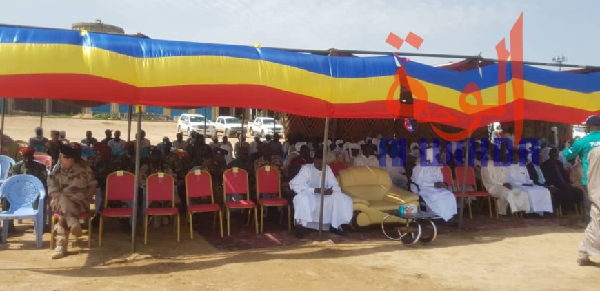 Cérémonie d'installation le 29 août 2019 à Abéché, du nouveau préfet du département de Ouara, Abakar Maïna Mahamat. Tchad © Alwihda Info