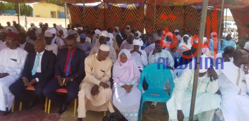 Cérémonie d'installation le 29 août 2019 à Abéché, du nouveau préfet du département de Ouara, Abakar Maïna Mahamat. Tchad © Alwihda Info