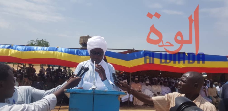 Cérémonie d'installation le 29 août 2019 à Abéché, du nouveau préfet du département de Ouara, Abakar Maïna Mahamat. Tchad © Alwihda Info