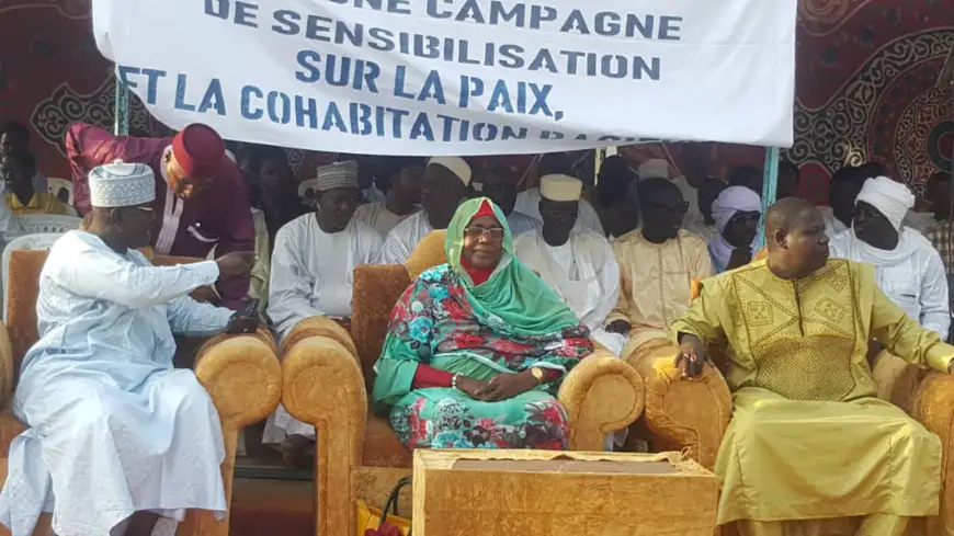 Tchad : les campagnes de sensibilisation sur la cohabitation pacifique se multiplient. © Alwihda Info