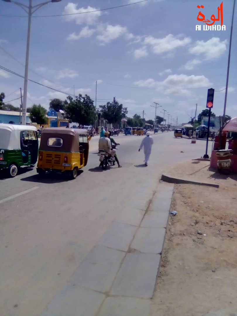 Tchad : le feu tricolore s'installe à Abéché mais cause des accidents. © Alwihda Info