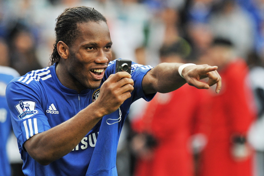 Didier Drogba. © CARL DE SOUZA/Getty Images Didier Drogba. © CARL DE SOUZA/Getty Images
