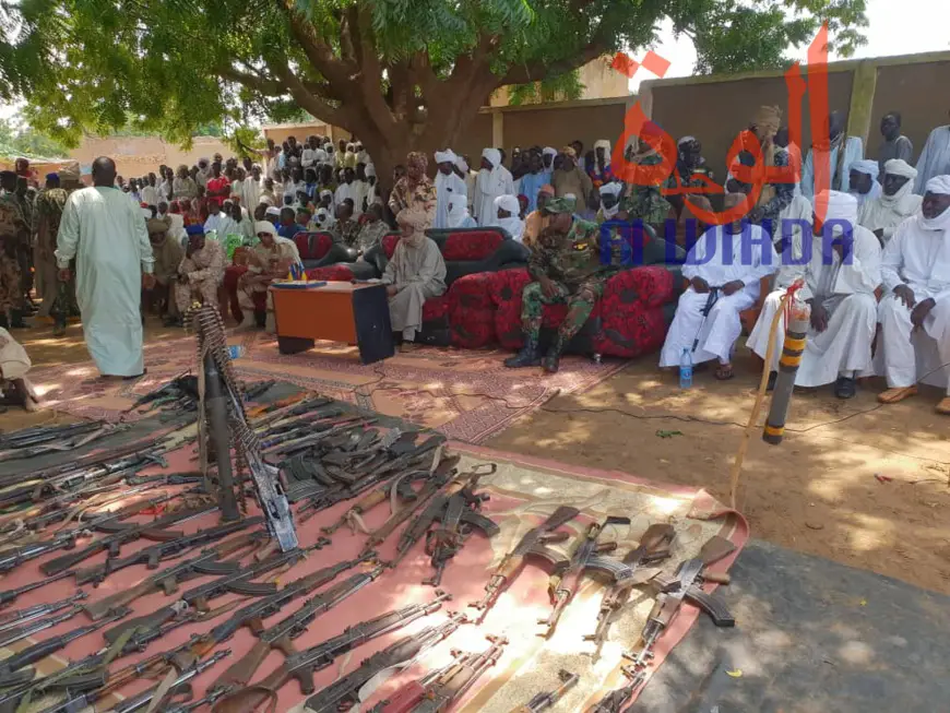 Tchad : importante saisie d'armes par les forces de sécurité au Sila. © Alwihda Info