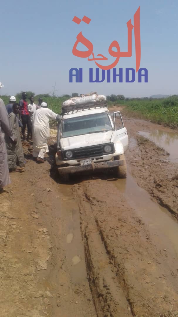 Tchad : la saison pluvieuse aggrave l'état des routes et freine l'activité commerciale. © Alwihda Info