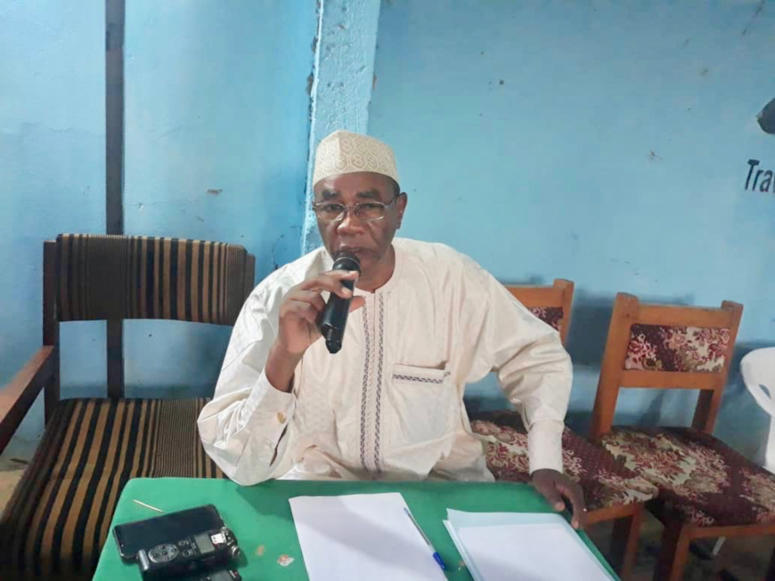 Le secrétaire général du Parti pour les libertés et le développement (PLD), Mahamat Ahmad Alhabo. © Alwihda Info Le secrétaire général du Parti pour les libertés et le développement (PLD), Mahamat Ahmad Alhabo. © Alwihda Info