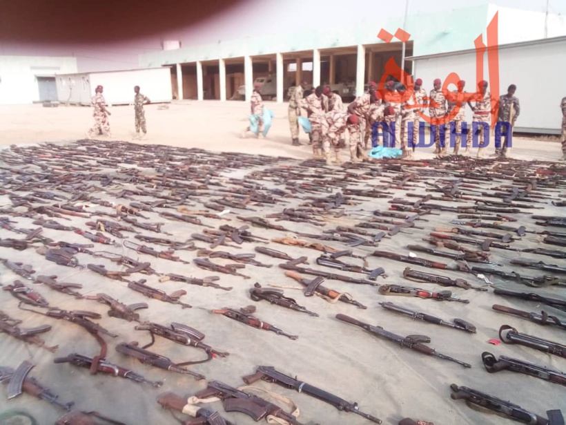 Tchad : saisie record de 678 armes, 6 bazooka et 4000 munitions