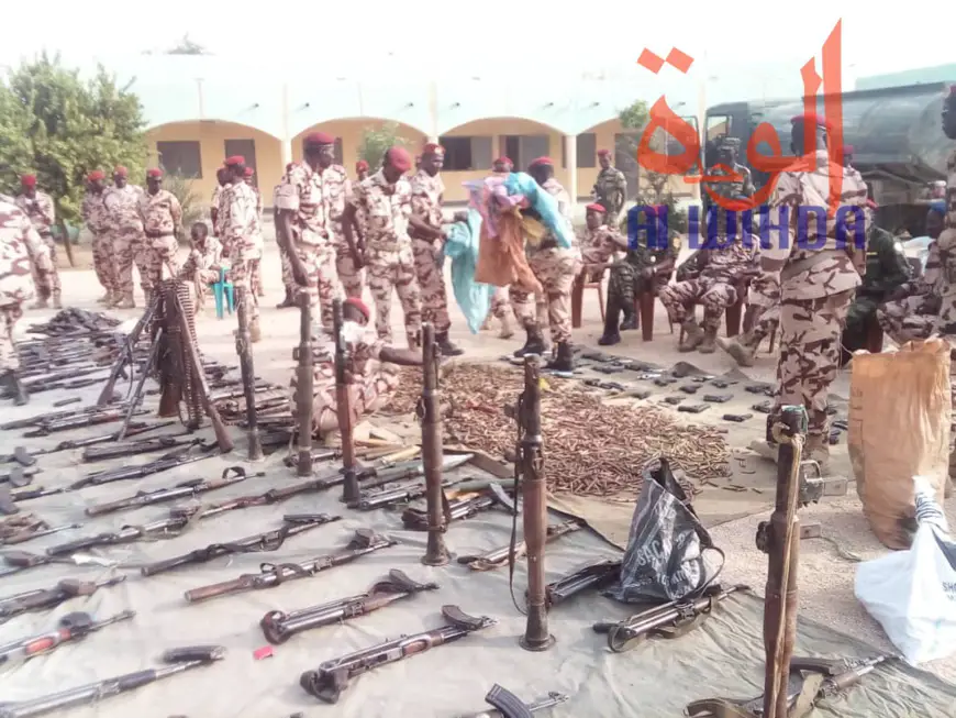 Tchad : saisie record de 678 armes, 6 bazooka et 4000 munitions