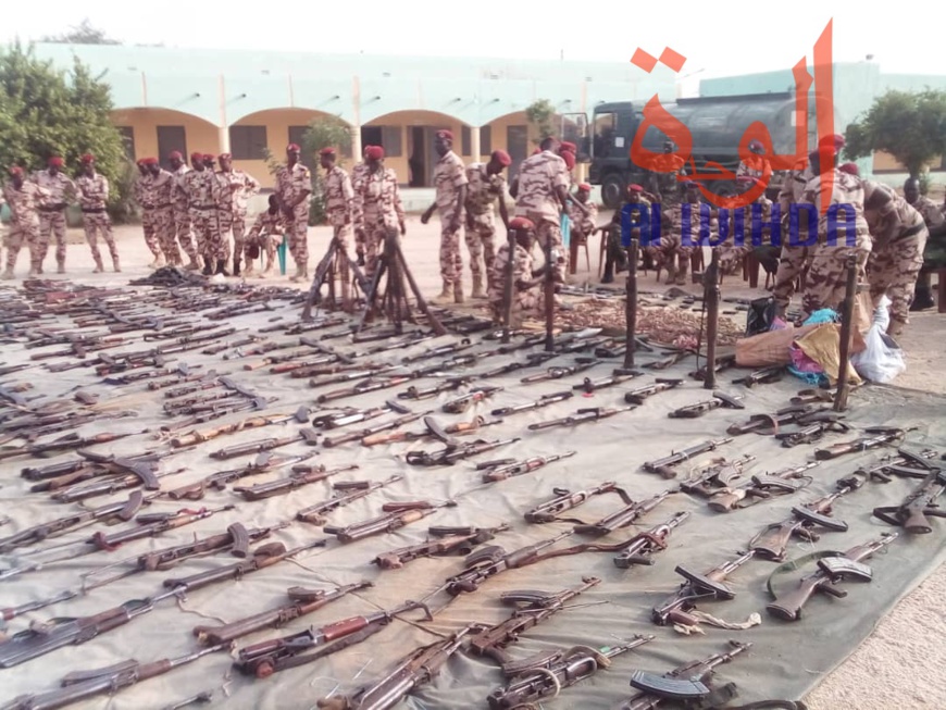 Tchad : saisie record de 678 armes, 6 bazooka et 4000 munitions