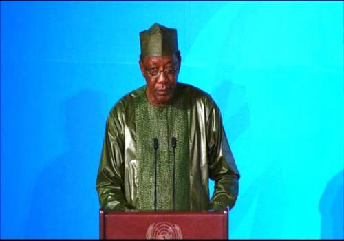 A New-York, Idriss Déby détaille ses projets pour le Tchad. © PR A New-York, Idriss Déby détaille ses projets pour le Tchad. © PR