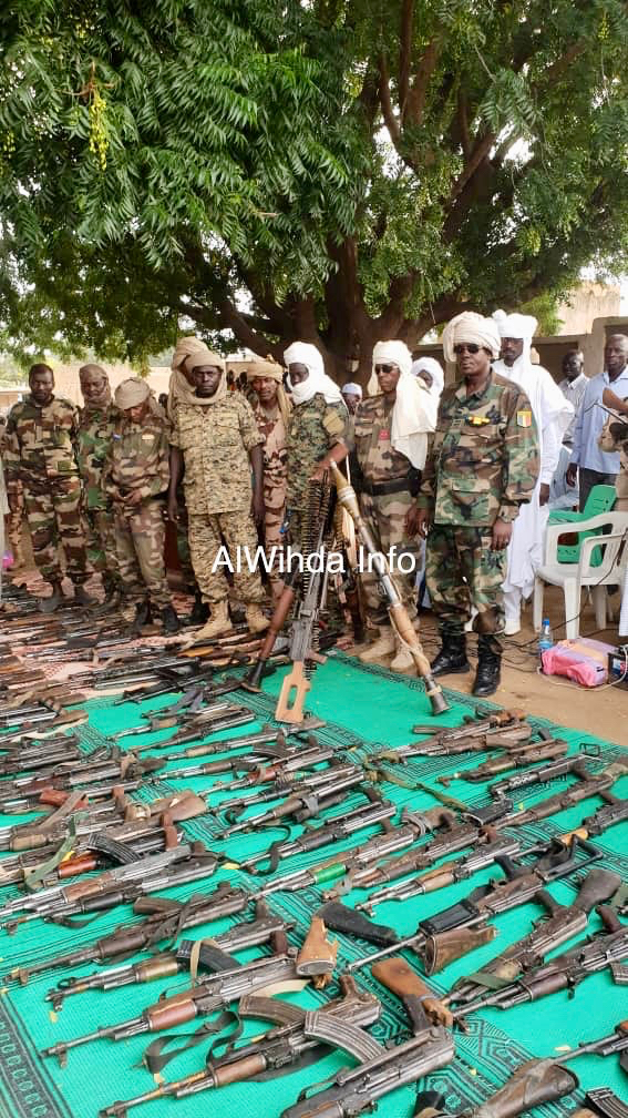 Tchad : un arsenal de guerre présenté à Abdi