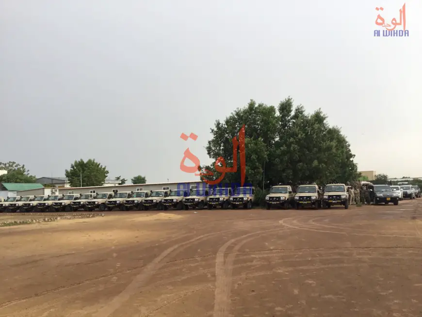 Tchad : une deuxième vague de matériel militaire livré par les USA. © Alwihda Info