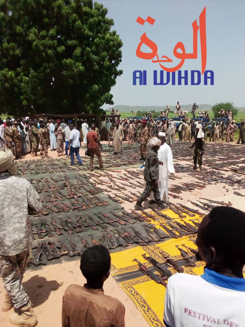 Tchad : impressionnante saisie d'un millier d'armes dont 6 bazooka au Sila