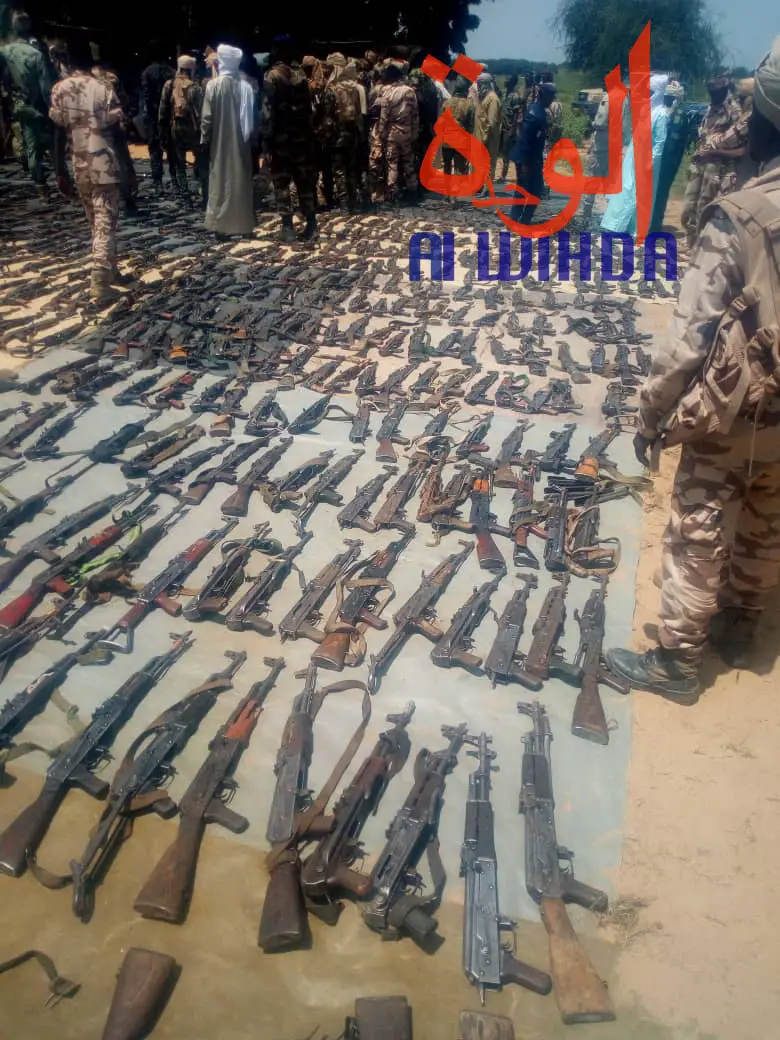 Tchad : impressionnante saisie d'un millier d'armes dont 6 bazooka au Sila