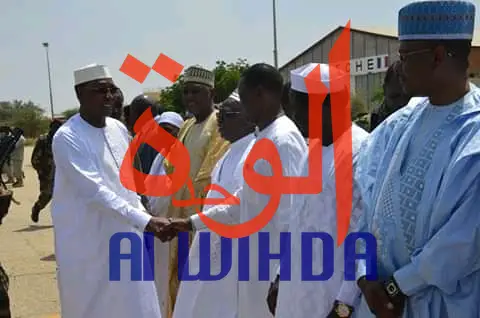 En images : arrivée du chef de l'Etat au Nord-Est du Tchad