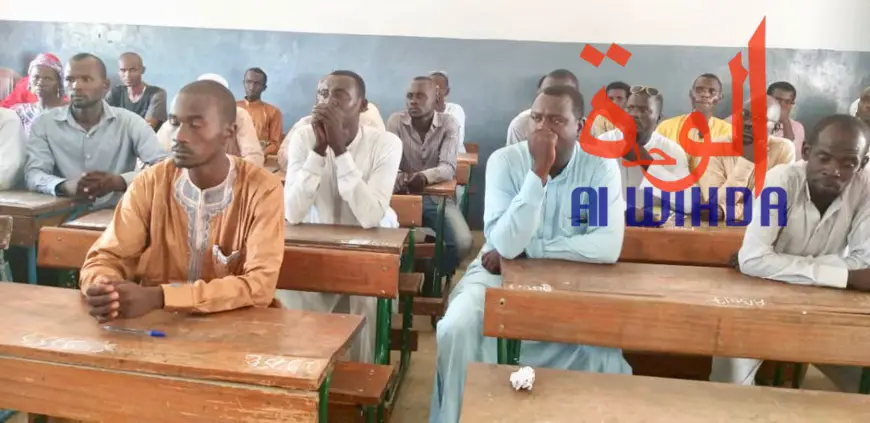 Tchad : 1148 candidats pour un test de contractualisation et d’entrée à l’école des instituteurs. © Alwihda Info