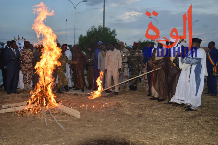 Tchad : plus de 2000 armes de guerre présentées au chef de l'Etat. © Alwihda Info